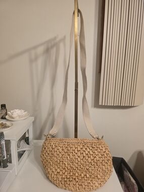 Natural Woven Tote Bag (100% Cotton Lining)